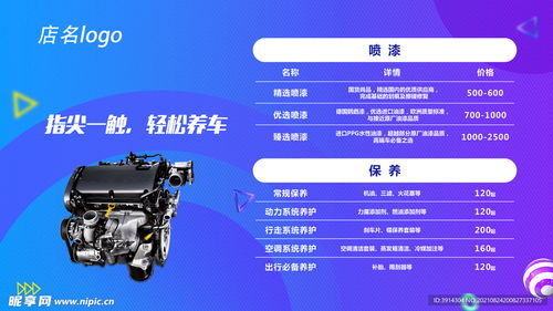 汽车电子喷漆价格多少